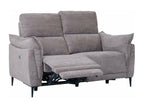 Nobellea Electric Sofa - 2 Seater - Fabric - Brown QKZQ56975