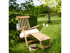 Solid teak sun lounger RVUD71776