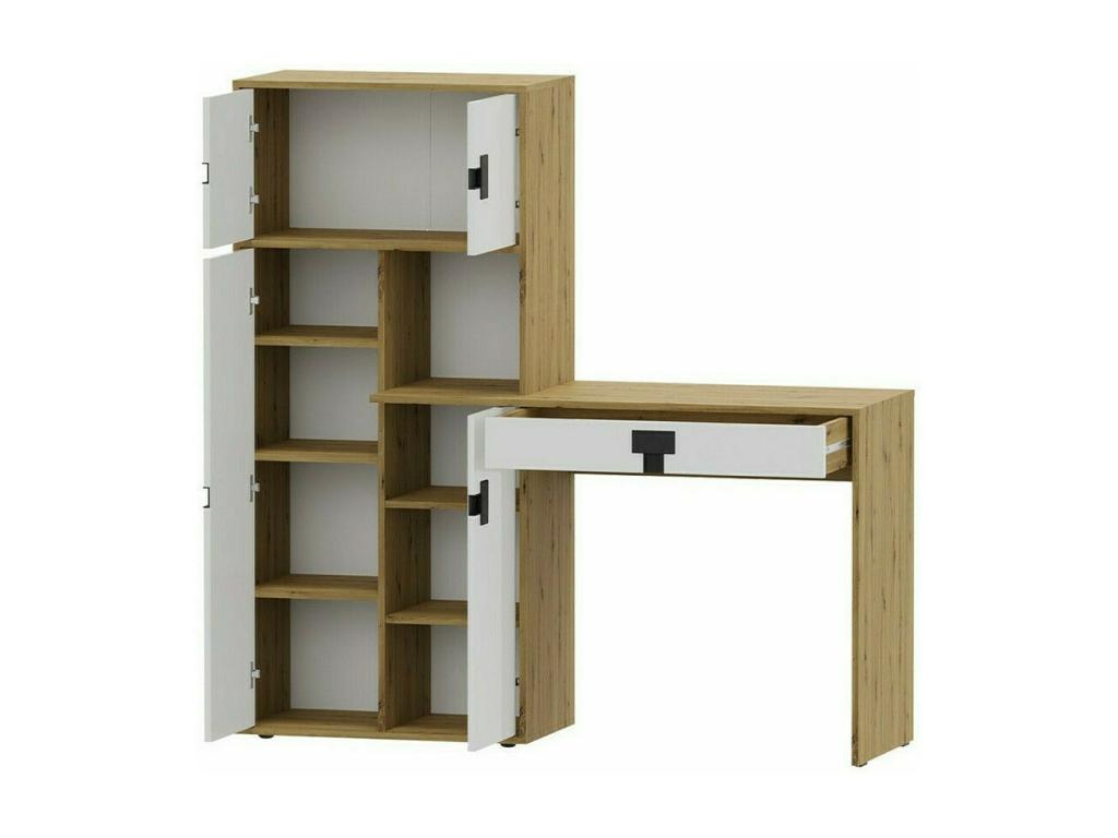 Dekonao 101 Desk with Drawers - With Doors Number of Doors: 4 82x151x50cm VEJD90361