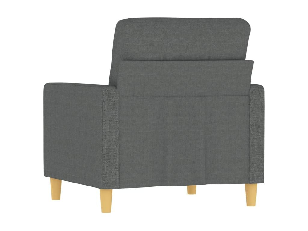 Dark Grey Armchair 60 cm Fabric UUKU02914