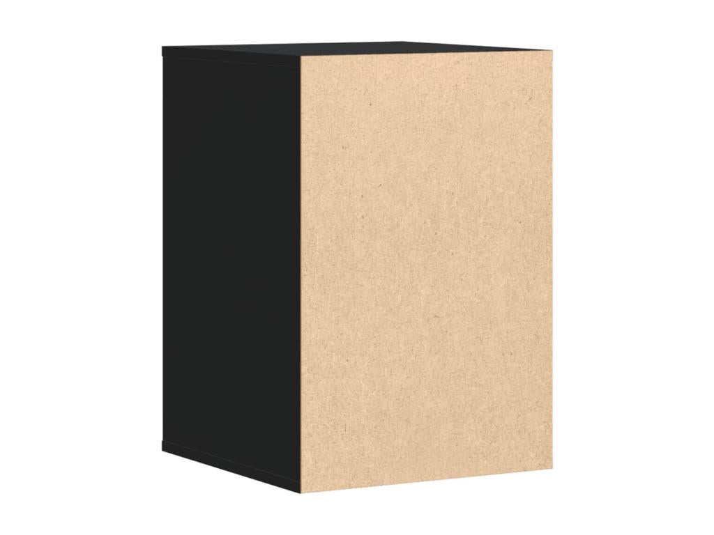 Black corner chest of drawers 40x41x58 cm engineered wood KNAV30337