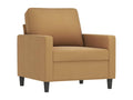 3-piece sofa set with brown velvet cushions QQRH14027