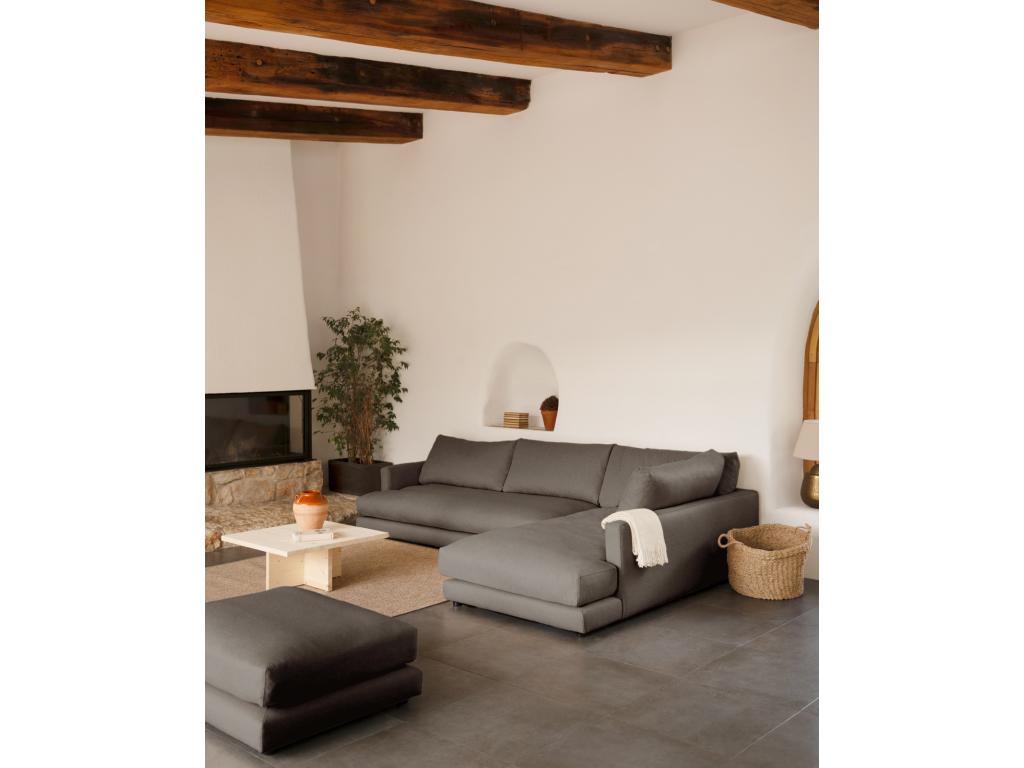 3/4 seater right-hand corner sofa, dark grey, 275cm VMSJ68663