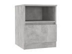 Bedside table, concrete grey, 40x40x50 cm, 2 KRHA18981
