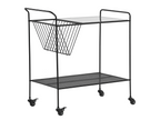 Nobellea Kitchen Trolley, Black Metal, BQIP50605