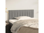 Light Grey Headboard 90x5x78/88 cm Velvet RBXP26091