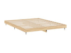 Dekonao oak bed frame 140x200 engineered wood WAQE44131