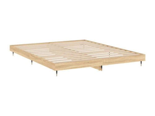 Dekonao oak bed frame 140x200 engineered wood WAQE44131