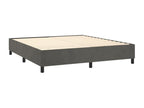 Nobellea bed base with mattress and LED lighting, Dark Grey, 180x200 cm, QORP89685