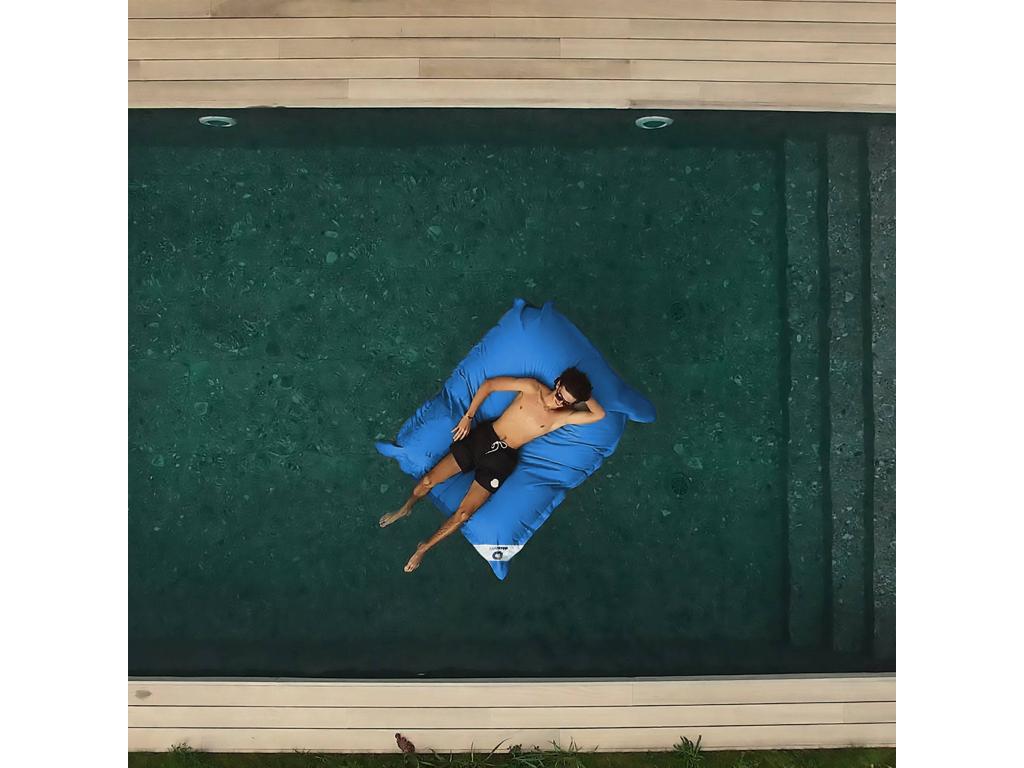 Cover for Giant XXL Beanbag 180x140cm Floating for Pool - Petrol Blue MIJK57287