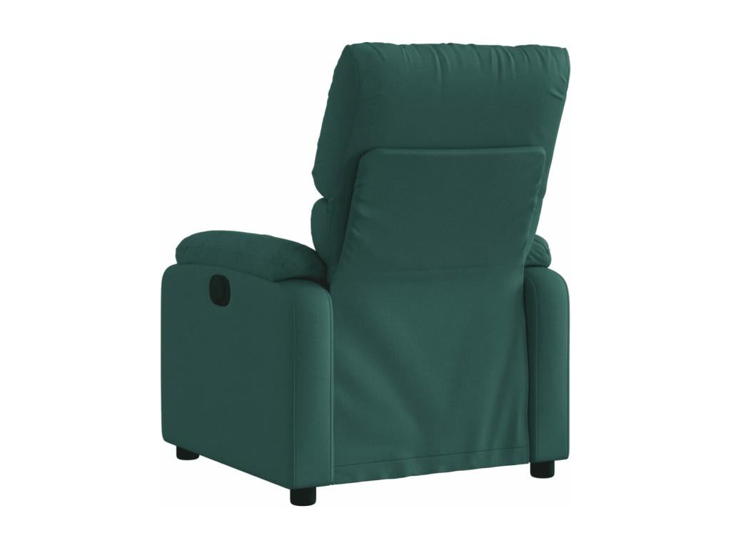Electric Recliner Chair, Dark Green Fabric PQUD77379