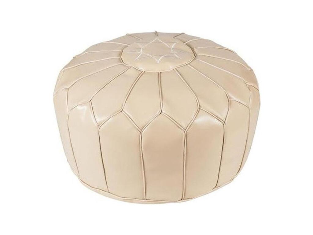 Dekonao Vintage Oriental Pouf 50cm Beige UXEY63149