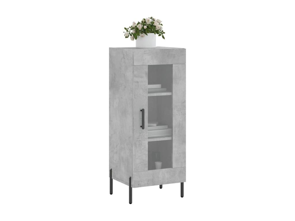 Concrete Grey Buffet 34.5x34x90 cm Engineered Wood HZEN35237