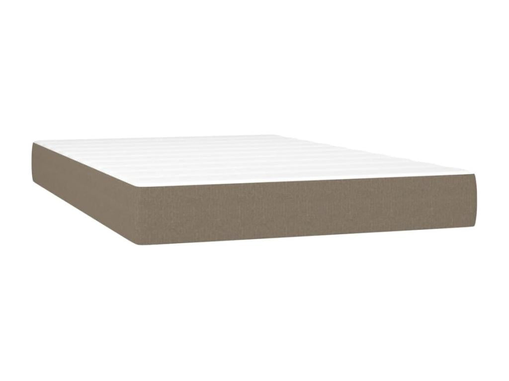 Upholstered bed base with Boisona mattress 120x200 cm Fabric SSMV12921
