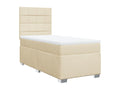 Dekonao bed base with mattress, Cream 80x200 cm, Fabric DUYM84216
