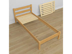Single wooden bed N01 Natural Pine 80x180 RPCR55786