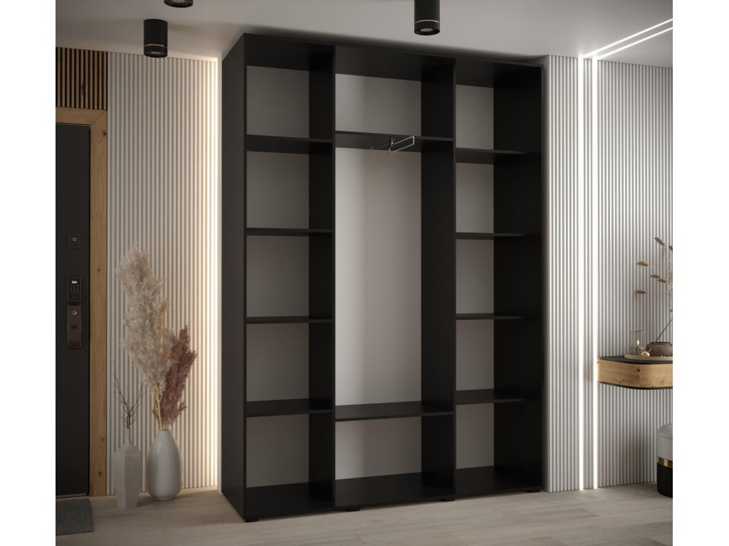 Boisona 9 Sliding Door Wardrobe 235.2/180/45 3 Doors YJMC17723