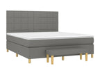 Nobellea bed base with mattress, Dark Grey, 180x200cm, Fabric GCWA24992