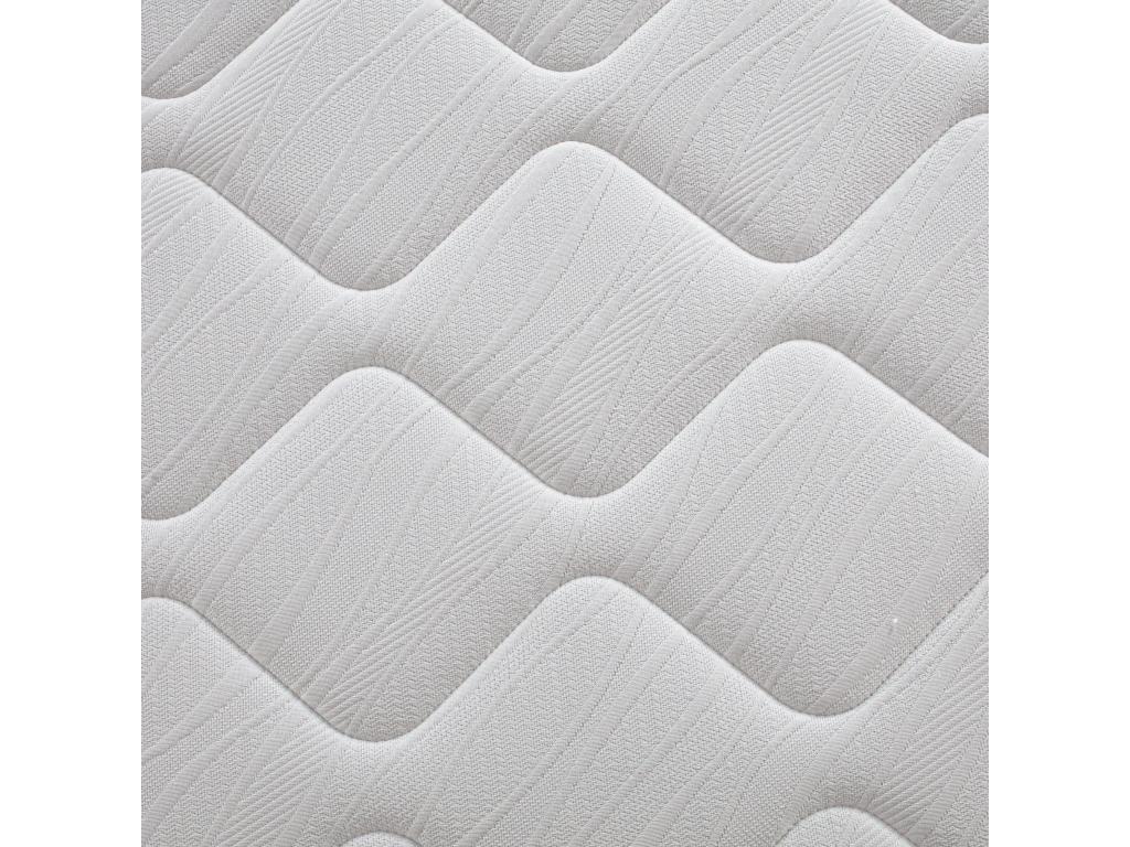 Upholstered bed base 140x190 white Nobellea Hotel range solid wood legs included BSYT10670