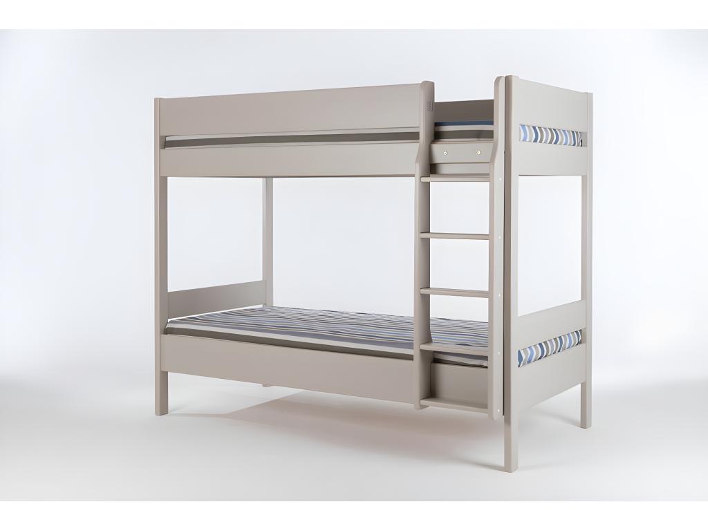 Saint Nobellea solid wood bunk bed - plain linen AKJF09792