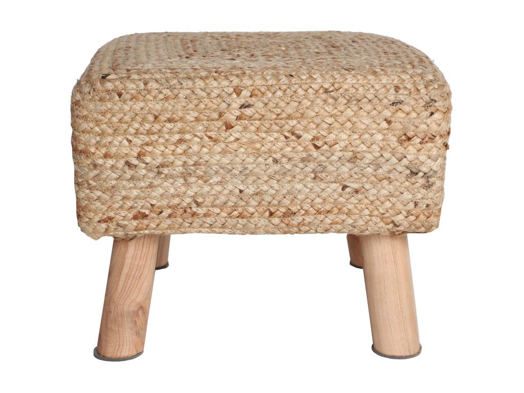 Brown Nobellea footrest 40x40x33 cm OOZM97738