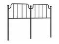 Black metal headboard 160cm KDSM13227