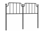 Black metal headboard 160cm KDSM13227