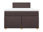 Nobellea bed base with mattress, dark brown, 120x200 cm, SFRM88448