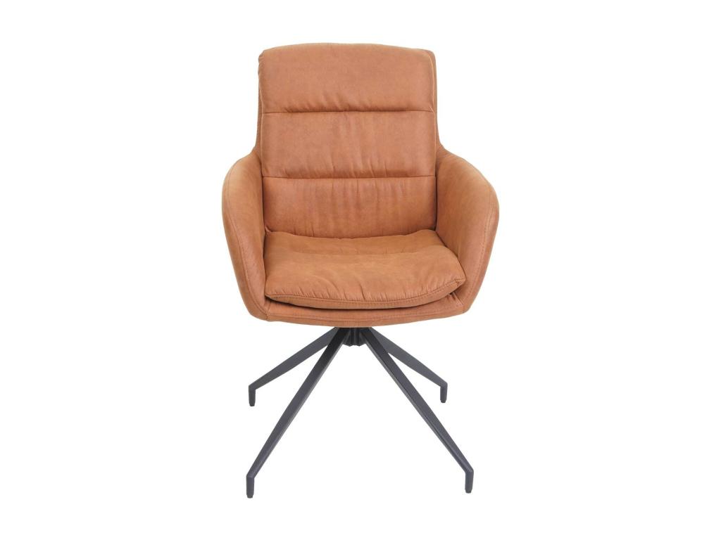 Set of 6 Dekonao-K32 dining chairs, kitchen chairs, swivel chairs, self-positioning fabric MBMF28697