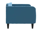 Daybed without mattress, blue, 80x200 cm, velvet, TLOP88302