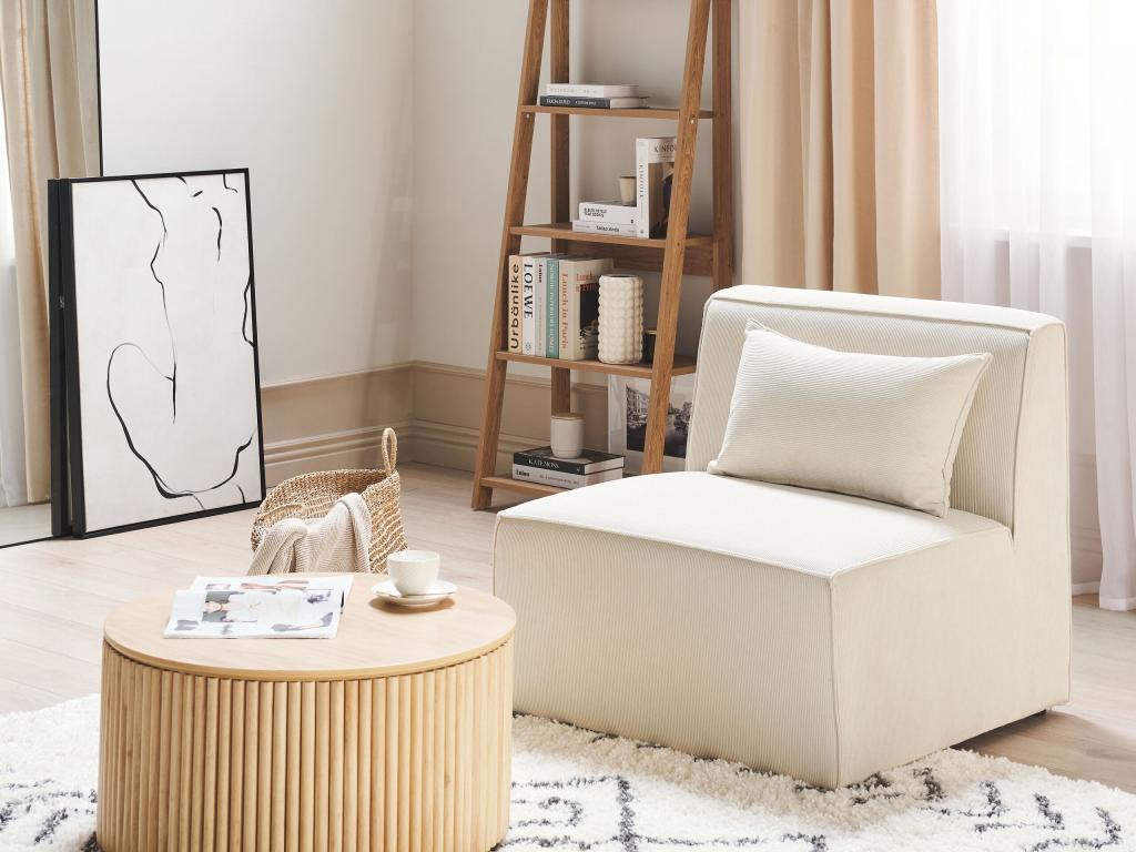 Nobellea armchair Nobellea Corduroy Light Beige JUWL57016