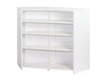 White Bar Cabinet/Counter Unit 135 cm - Upholstered Finish 911 NCSI10188