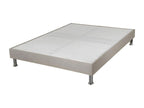 Upholstered bed base with Dekonao legs 160x200 Dekonao wood - H.15 cm - Made in France JTZH51942