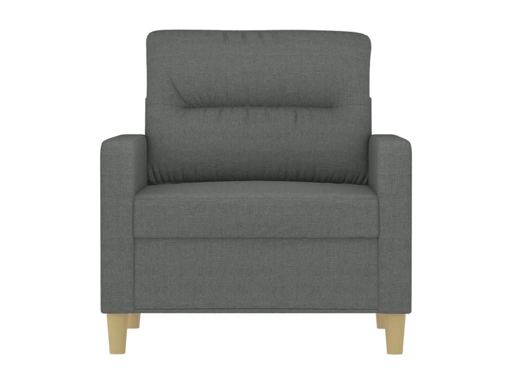 Dark Grey Armchair 60 cm Fabric UUKU02914