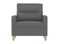 Dark Grey Armchair 60 cm Fabric UUKU02914