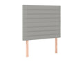 2-piece headboard set, light grey, 80x5x78/88 cm, fabric NHNZ18311