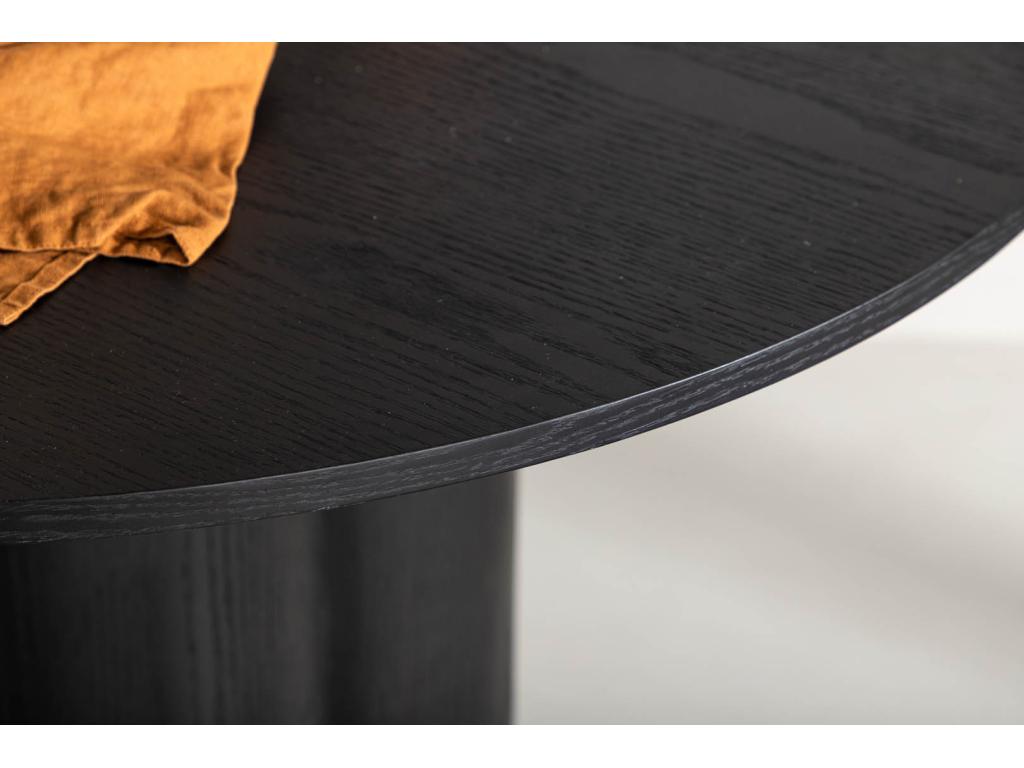 Dekonao dining table ⌀110cm black. PPJA98673
