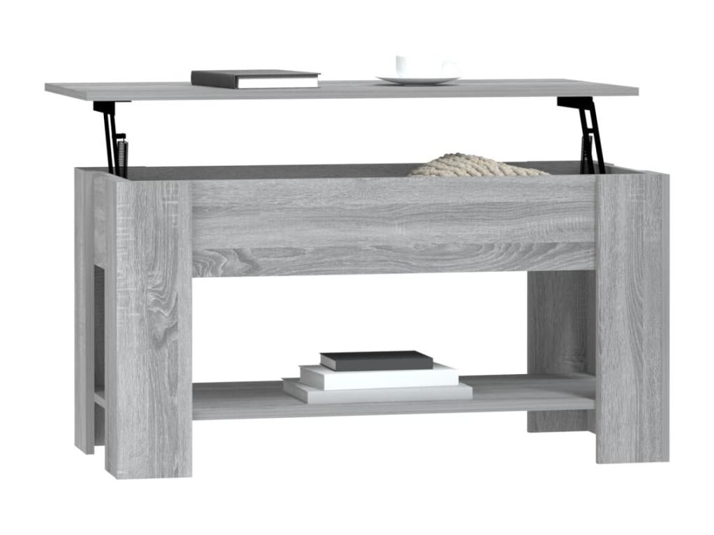Nobellea coffee table, grey, 101x49x52 cm, engineered wood, BMPC84514