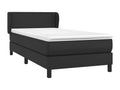 Nobellea bed base with black 100x200 faux leather mattress JBDS50815