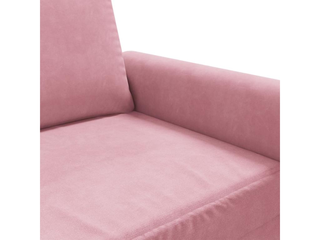 Pink Armchair 60 cm Velvet PBVA51182