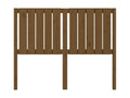 Honey Brown Headboard 125.5x4x100 cm Solid Pine Wood ZGSB13328