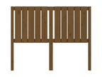 Honey Brown Headboard 125.5x4x100 cm Solid Pine Wood ZGSB13328