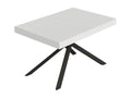 Niket extendable table 80x140/224 cm, white ash wood, anthracite legs VIVR42106