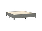 Nobellea bed base with mattress, Dark Grey, 180x200 cm, Fabric EZDG70625