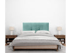Nobellea Natural Wool Headboard with Buttons 95x105cm with 90cm Bed Legs - Green Nobellea VETD74431
