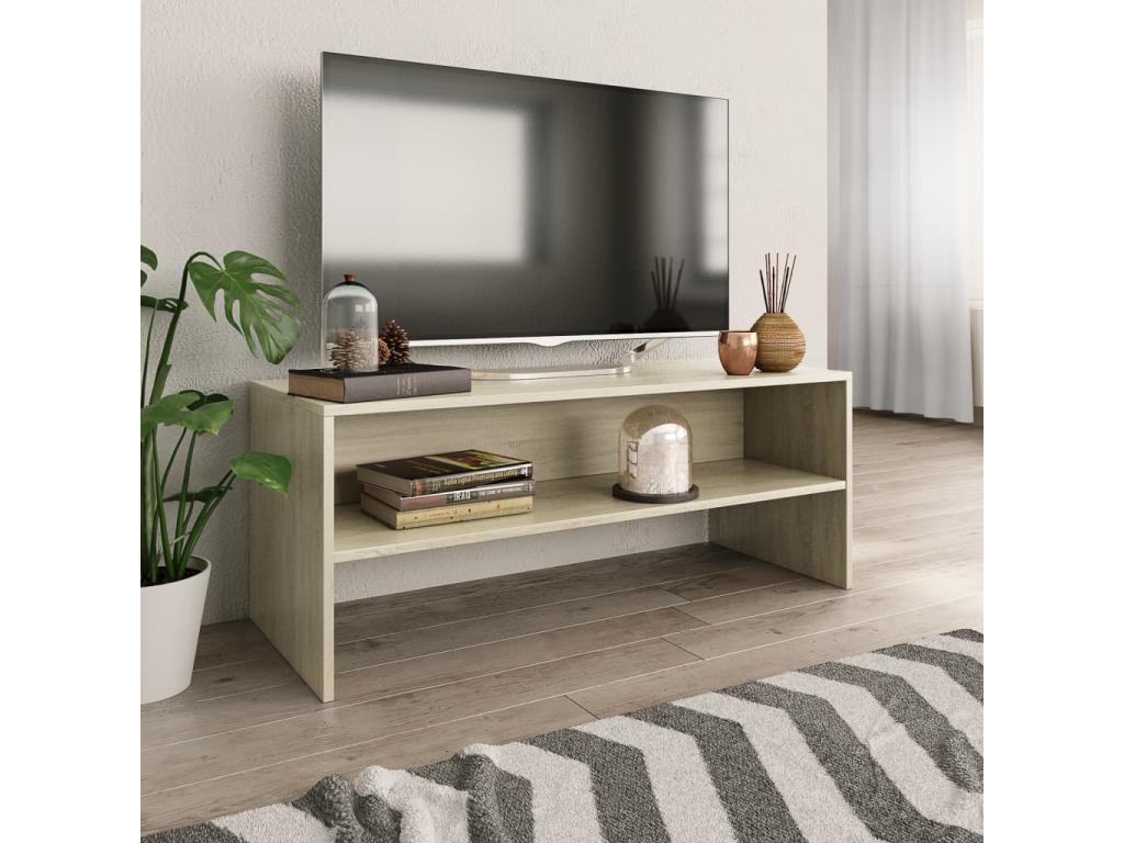 Nobellea Oak TV Stand 100x40x40 cm Chipboard DLJO55184