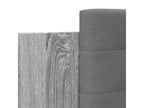 Nobellea grey bed frame with headboard 75x190 AGTW43460