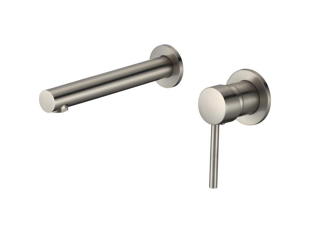 Dekonao 2-hole concealed wall-mounted mixer tap, brushed steel QVSO96387