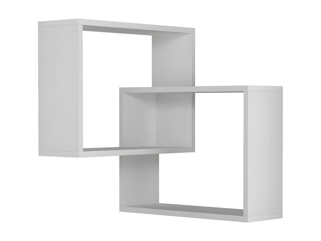 Corner wall shelf with 2 shelves, H68 cm - Ring BJUM44618