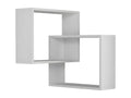 Corner wall shelf with 2 shelves, H68 cm - Ring BJUM44618